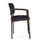 Lesro Lenox Steel Hip Chair Metal Frame, Bronze, OH Navy Upholstery LS1161 - alternate 2